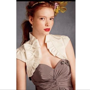 Anthropologie/BHLDN bow topped bolero